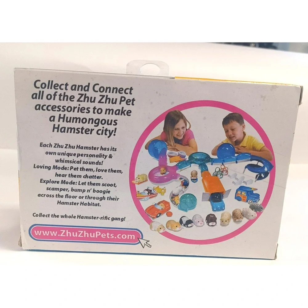 Zhu Zhu Pets Mr Squiggles Tan Hamster 2008 Cepia Toy 86651 New Sealed NIB